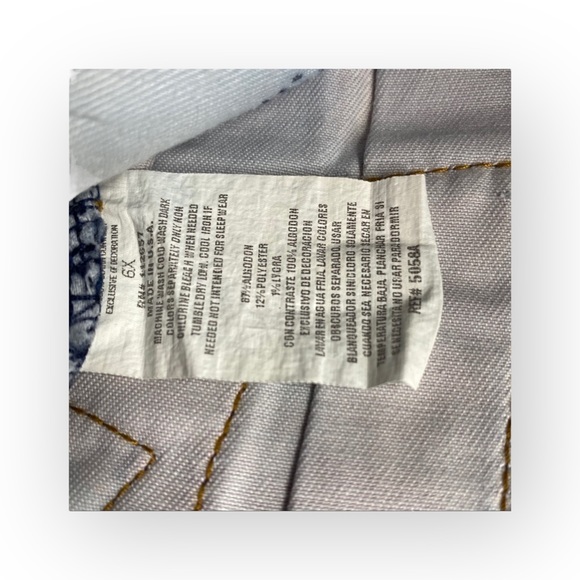 Vintage Y2K: Von Dutch ☻︎ Motorcycle Chain Denim Skirt ☻ Handpainted Camo Print - Picture 13 of 16